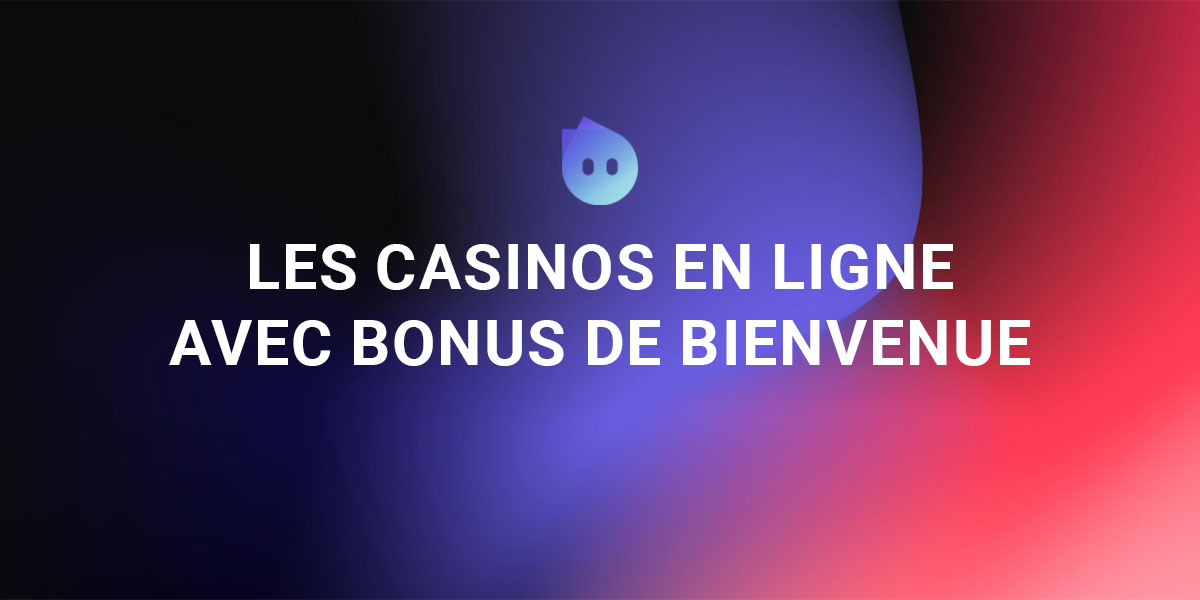 Bannière casino en ligne bonus bienvenue